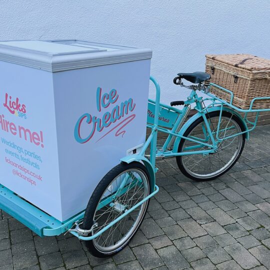 Our gorgeous ice cream tricycle