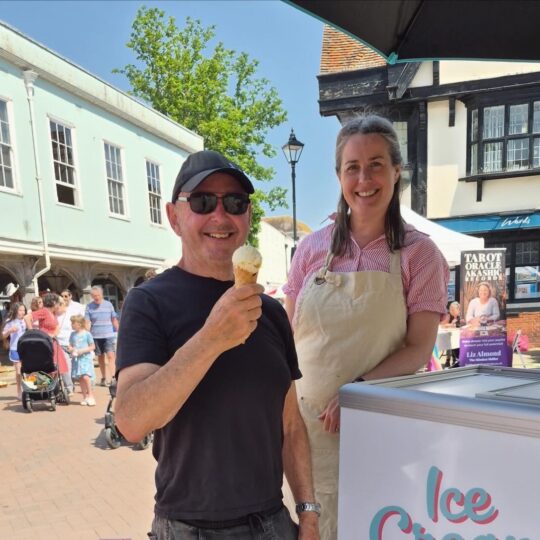 Ice Cream vendor, Faversham Kent
