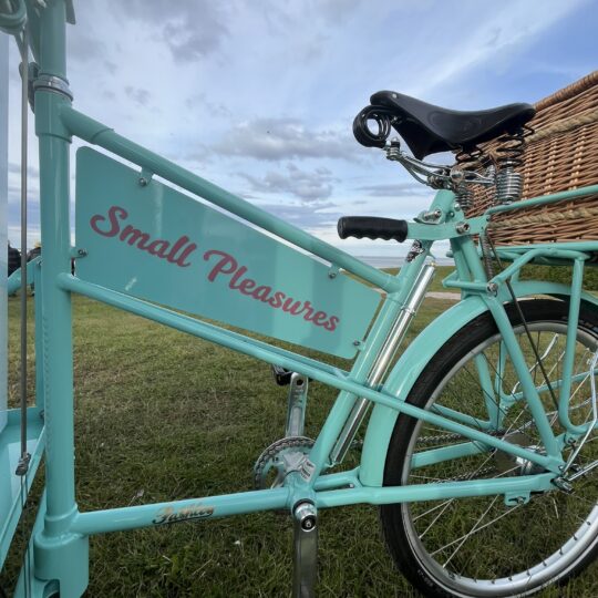 Small Pleasures. Retro Ice Cream Tricycle for hire, Faversham, Kent