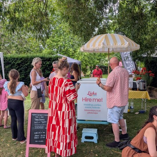 Wealden Festival at Boldshaves, Ice Cream Tricycle, Simply Ice Cream