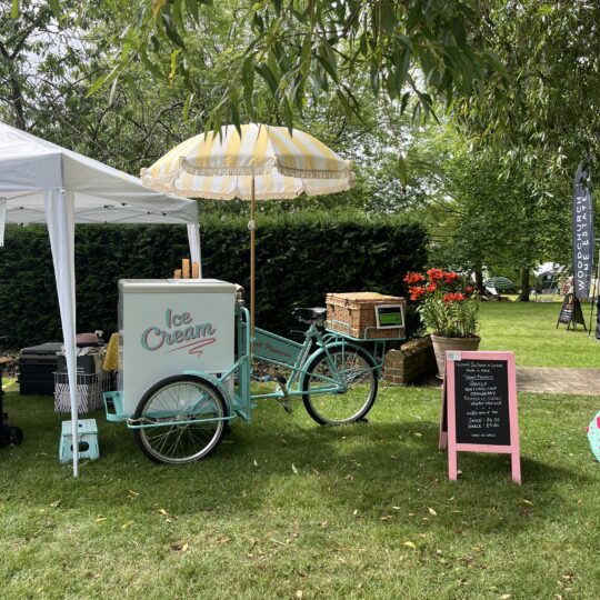 Wealden Festival at Boldshaves, Ice Cream Tricycle, Simply Ice Cream