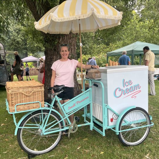 Wealden Festival at Boldshaves, Ice Cream Tricycle, Simply Ice Cream
